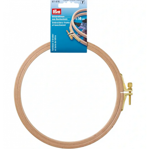 Stickrahmen (Stickring) Holz Ø 16 cm - Prym