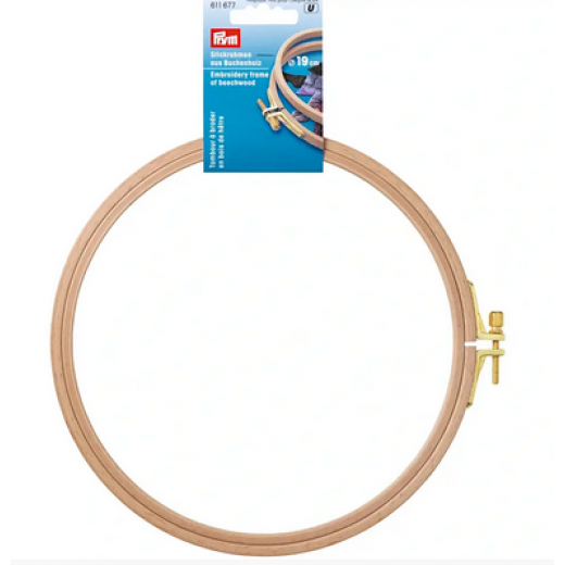 Stickrahmen (Stickring) Holz Ø 19 cm - Prym