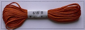 Soie dAlger Seidenstickgarn - Farbe 615 orange