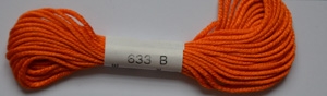 Soie dAlger Seidenstickgarn - Farbe 633 orange extra