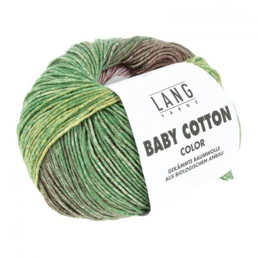 Baby Cotton Color Lang Yarns - grün - gelb - braun (0152)