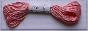 Soie dAlger Seidenstickgarn - Farbe 931 warmes rot extra