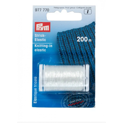 Strick-Elastic transparent - 200 m-Rolle - Prym