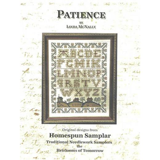 Stickvorlage Homespun Samplar - Patience