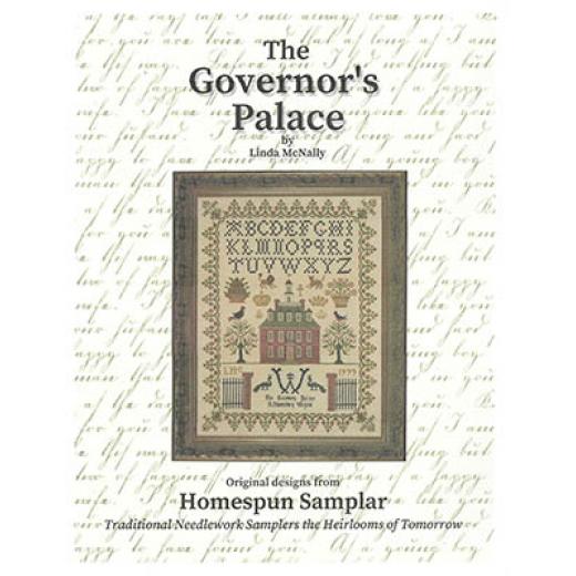 Stickvorlage Homespun Samplar - The Governors Palace