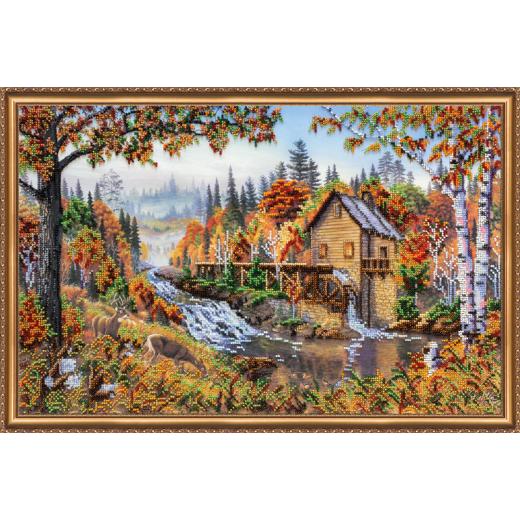 Abris Art - Bead Embroidery kit Water-Mill