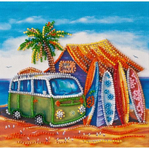 Abris Art - Bead Embroidery kit Surfing