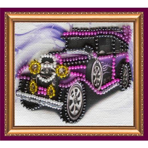 Abris Art - Bead Embroidery kit Retro Car