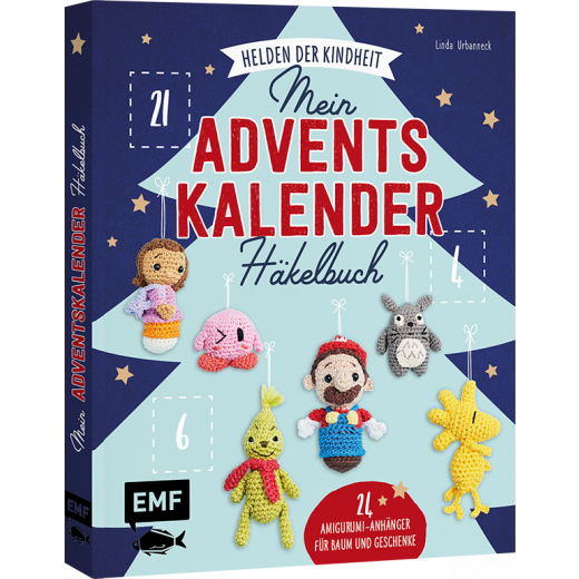 Mein Adventskalender-Häkelbuch: Helden der Kindheit – Merry X-Mas