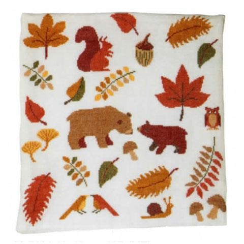 Fremme Stickpackung - Kissen Herbst 40x40 cm