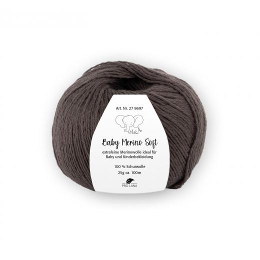 Pro Lana Baby Merino Soft - dunkelbraun (Farbe 11)