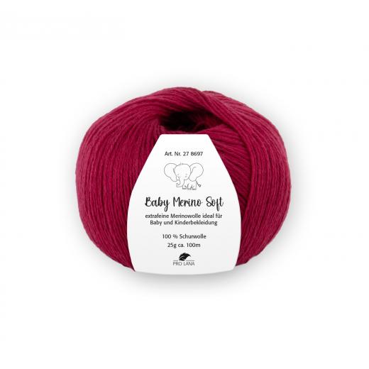 Pro Lana Baby Merino Soft - weinrot (Farbe 31)