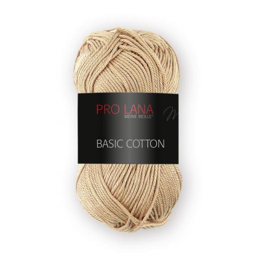 Pro Lana Basic Cotton - Farbe 08 hellbraun