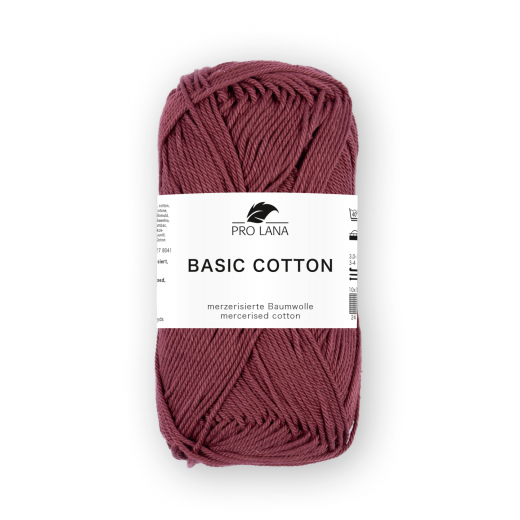 Pro Lana Basic Cotton - bordeaux (Farbe 238) - ab ca. Ende Januar 2025