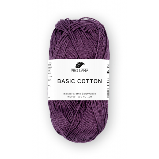 Pro Lana Basic Cotton - burgund (Farbe 249)