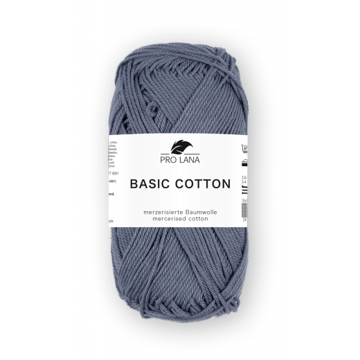 Pro Lana Basic Cotton - graublau (Farbe 258)