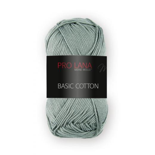 Pro Lana Basic Cotton - Farbe 73 graugrün