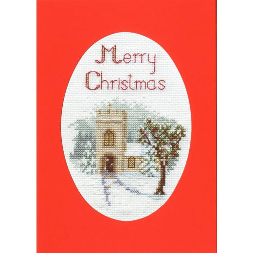 Bothy Threads Stickpackung - Christmas Card - The Church