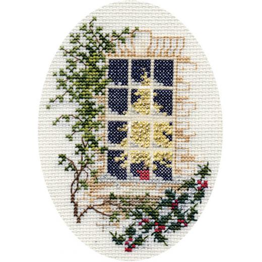 Bothy Threads Stickpackung - Christmas Card - Christmas Window