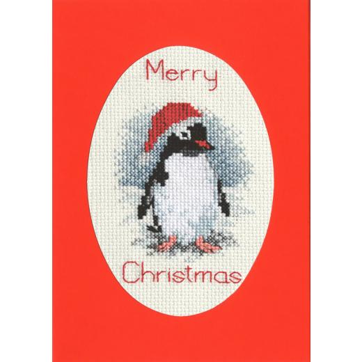 Bothy Threads Stickpackung - Christmas Card - Penguin