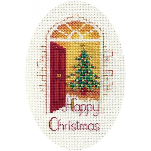 Bothy Threads Stickpackung - Christmas Card - Warm Welcome