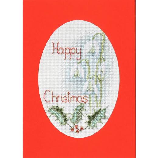 Bothy Threads Stickpackung - Christmas Card - Snowdrops