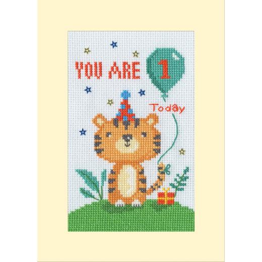 Bothy Threads Stickpackung - Greeting Card - Wild Birthday