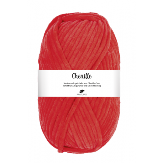 Pro Lana Chenille - rot (Farbe 30)