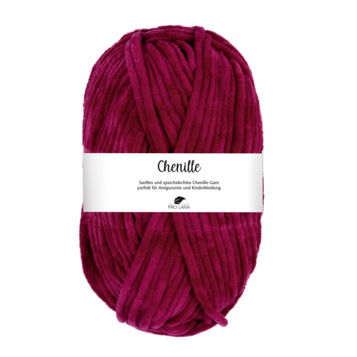 Pro Lana Chenille - bordeaux (Farbe 38)