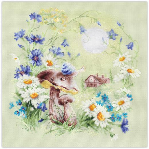 Magic Needle Stickpackung - Meadow Stories - Snail