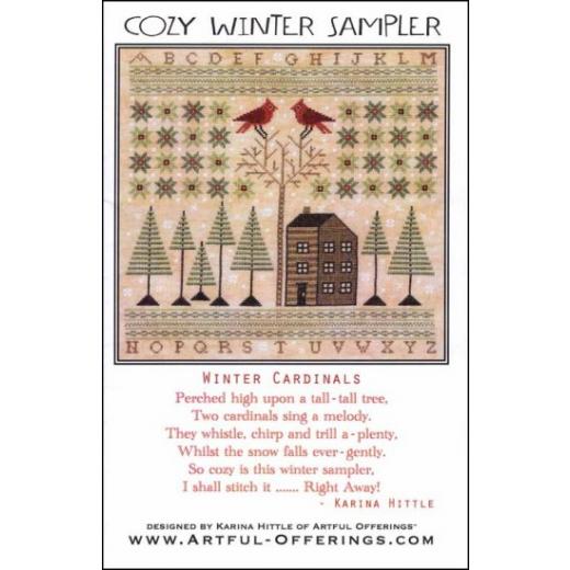 Stickvorlage Artful Offerings - Cozy Winter Sampler