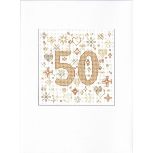 Heritage Crafts Stickpackung - Card - Congratulations 50