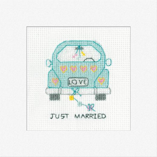 Heritage Crafts Stickpackung - Card - Just Married