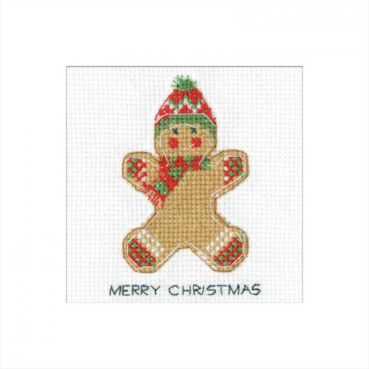 Heritage Crafts Stickpackung - Gingerbread Card - Winter Hat