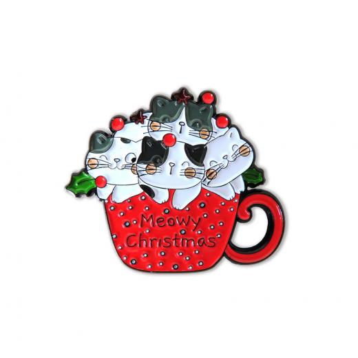 Needle Minder Leti Stitch - Meowy Christmas