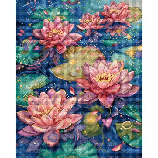 Leti Stitch Stickpackung - Water Lily