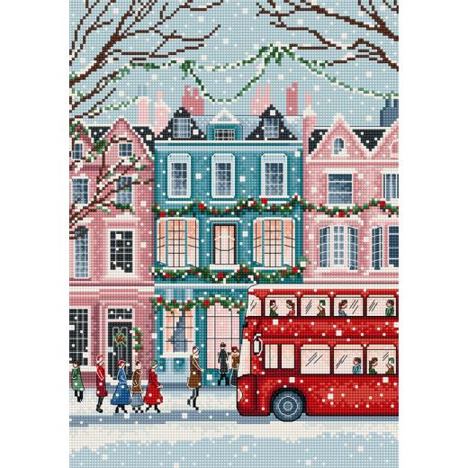 Leti Stitch Stickpackung - London Snowfall