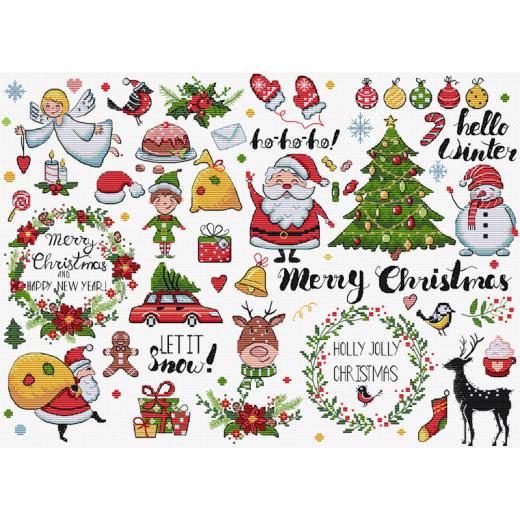 Leti Stitch - Christmas Sampler