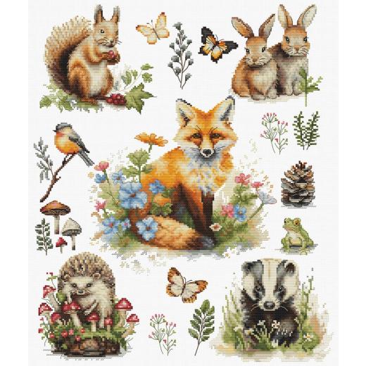 Luca-S Stickpackung - Forest Animals