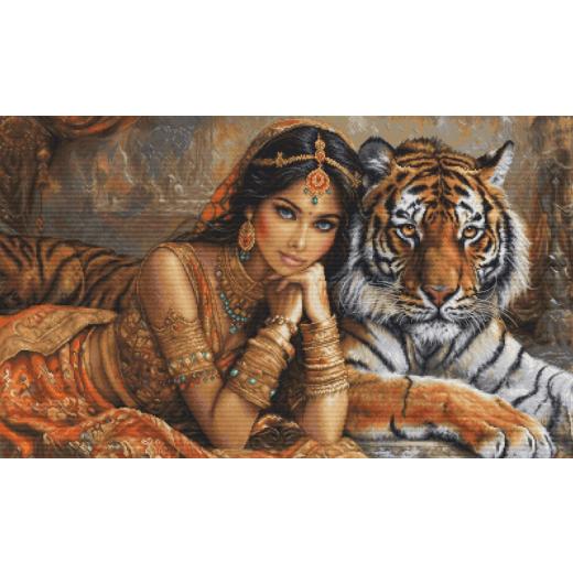 Luca-S Stickpackung - The Indian Princess and The Royal Tiger