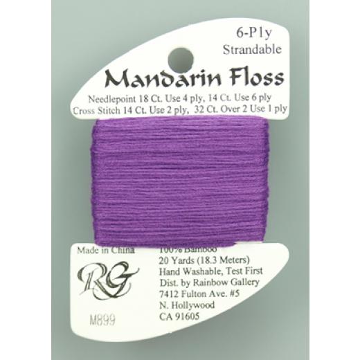 Rainbow Gallery Mandarin Floss - Dark Antique Violet (Ersatz für Needlepaints 2010)