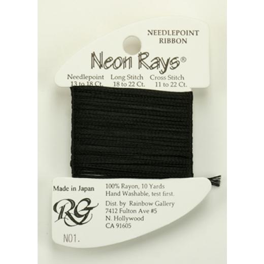 Rainbow Gallery Neon Rays - Black