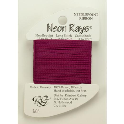 Rainbow Gallery Neon Rays - Dark Mauve