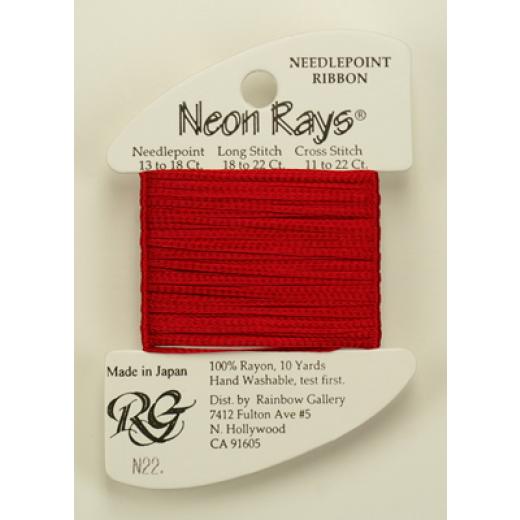 Rainbow Gallery Neon Rays - Crimson