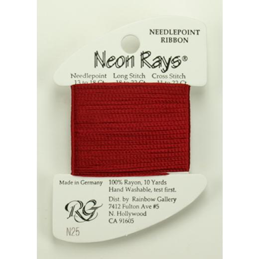 Rainbow Gallery Neon Rays - Brick Red