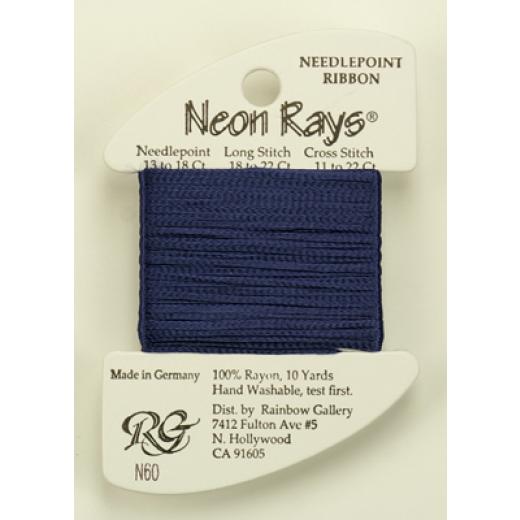 Rainbow Gallery Neon Rays - Navy Blue