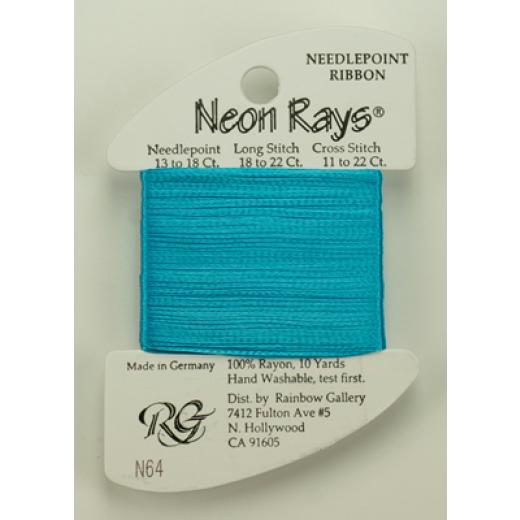 Rainbow Gallery Neon Rays - Aqua