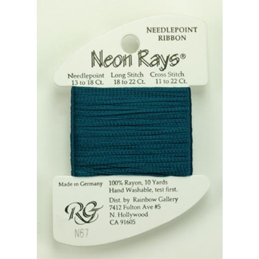 Rainbow Gallery Neon Rays - Dark Teal