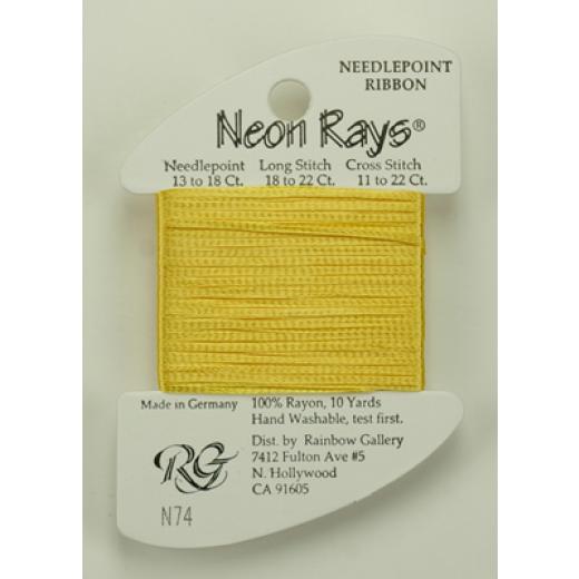 Rainbow Gallery Neon Rays - Golden Yellow