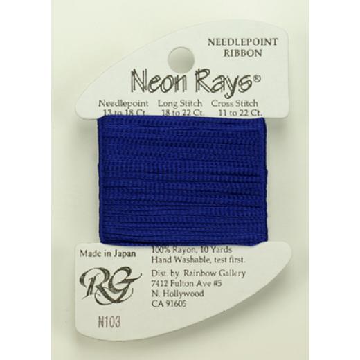 Rainbow Gallery Neon Rays - Indigo Blue